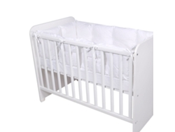 Protector lateral de cuna UNI (4 piezas) de Lorelli white