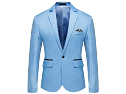 Fasst-chaqueta Casual Para Hombre Mystdiy Con Un Botón Y Solapa Cortada Estilo Juvenil Slim