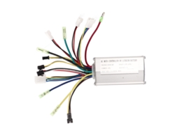Controlador de motor CC Rebe 36V 48V 17A com fiação para bateria de lítio de bicicleta elétrica