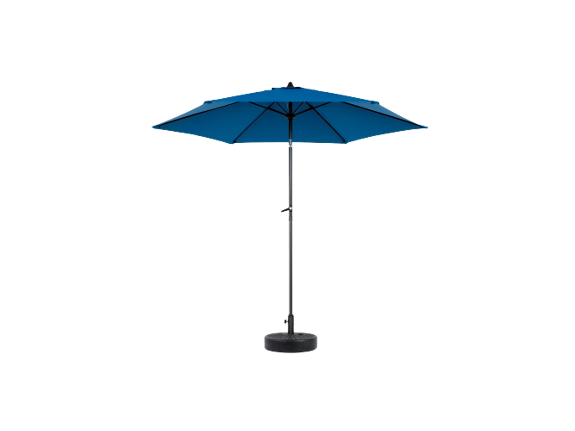 Sombrilla Reversible Para Exterior De 9 Pies, Rectangular, Grande, Con Mango (azul) (base No Incluida).