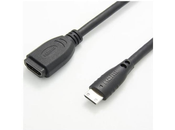 Cable HDMI NILOX (Mini HDMI - 15 cm - Negro)