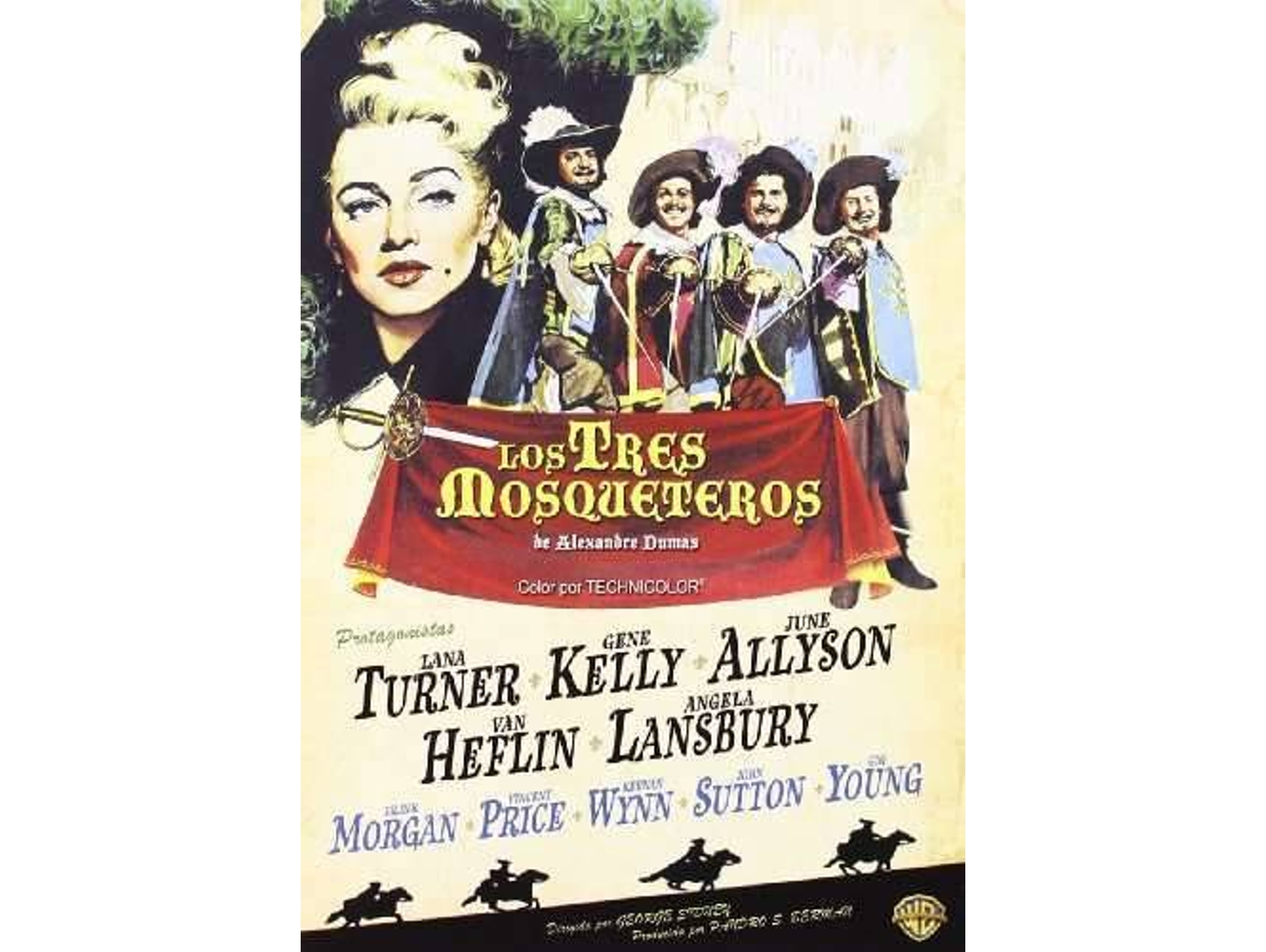 DVD Los Tres Mosqueteros