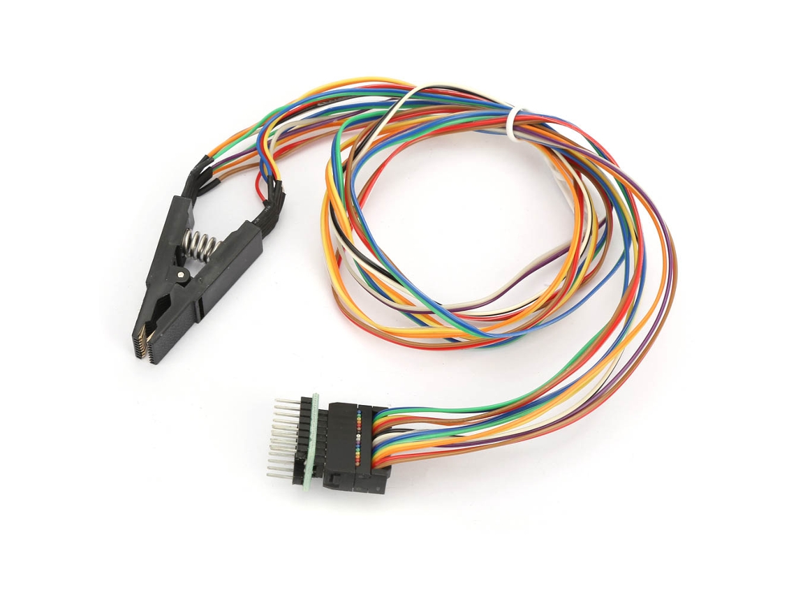 Pinza De Prueba Sop16 A Dip8 Para Flash E IC de 16 Pines Abrazadera De Prueba Programador Clip De Prueba Sop16 Soic16