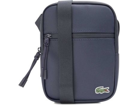Bolso LACOSTE Flat Crossover Poliester Hombre (TU - Azul)