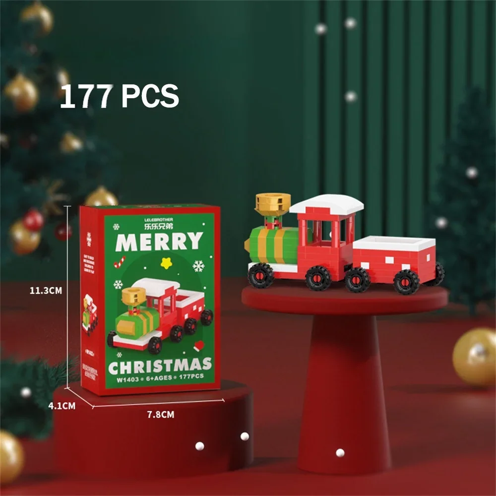 Los Mini Juguetes De Bloques De Construcción Navideños Son El Regalo Perfecto.