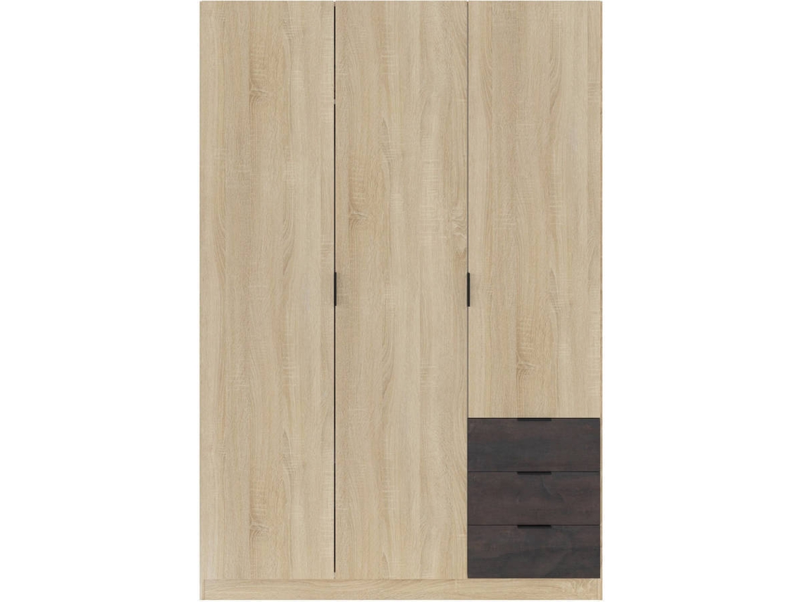 Armario DMORA Roble (Aglomerado de Melamina - 121x180x52 cm)