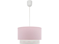 Lámpara de Techo FABRILAMP Trazos (Rosa - E27 - Máx. 60W - Tela)
