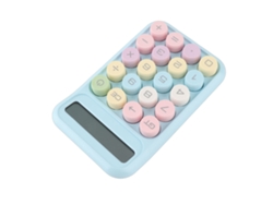 Calculadora Científica Portátil Con Botones Mecánicos, 10 Dígitos Y Pantalla Lcd Azul.