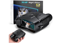 Óculos De Visão Noturna Para Caça Binóculos De Visão Noturna Infravermelha 4k Com Bateria Recarregável E Detecção De Movimento Facpoet