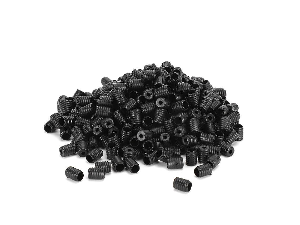 400 Piezas De Hebillas De Cuerda Elástica De Silicona Ajustables Multifuncionales Para Black Bozo