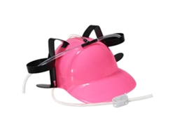 Omni-casco Bebedor Con Porta Latas Y Pajita Para Fiesta Gorro De Bebida Cerveza Y Refrescos