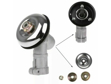 Pareja de Engranajes Cónicos Cabezal Desbrozadora Universal 9 Dientes Tubo 26Mm Recambio 0527 TRADE SHOP TRAESIO