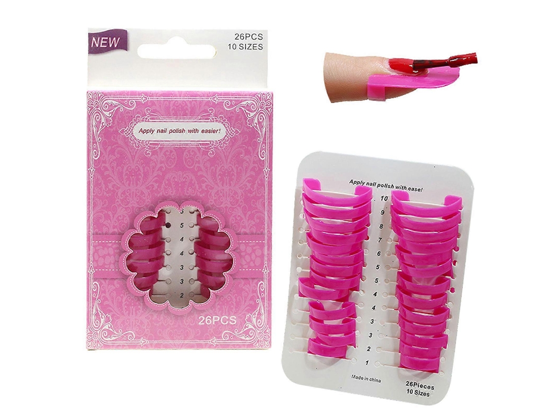 26 protectores de uñas reutilizables, 10 tamaños, protector de cutículas para uñas, protector de cutículas para decoración de uñas Hengrongshen