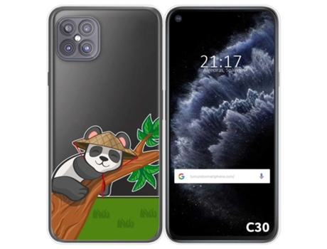 Carcasa Cubot C30 TUMUNDOSMARTPHONE Dibujos Transparente Multicolor