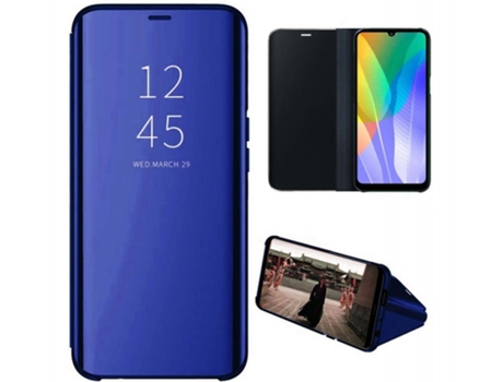 Carcasa Huawei Y6p TUMUNDOSMARTPHONE Clear View Azul