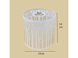 Lámpara De Mesa Sencilla De Hierro Con Casquillo E27, Varios Diseños, Color Blanco.