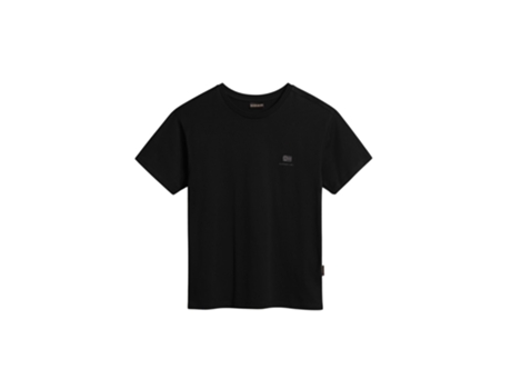 Camiseta de Mujer NAPAPIJRI Nina Negro (XL)