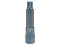 Juego De Llaves De Vaso Eléctricas Con 12 Puntas, Punta Estrellada De 1/2" (100 Mm, M16), Juego De Herramientas S2, Acero Ligero, 209 G