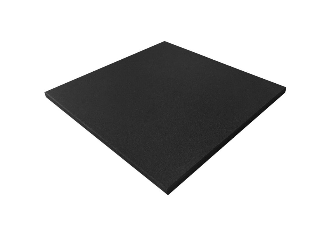Suelo de baldosas de caucho VIOK para gimnasio, 10 mm, 1 x 1 m