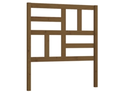 Maison Exclusive - Cabecero De Cama Madera Maciza De Pino Marrón Miel 106x4x104 Cm