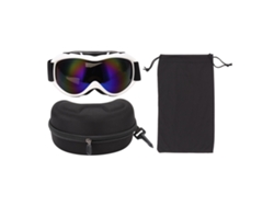 Gafas de esquí para adultos con doble lente esférica, antivaho, resistentes al viento y al viento, para snowboard y escalada.