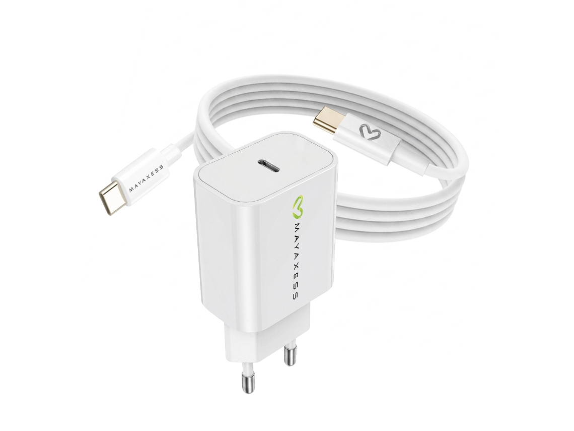 Cargador De Pared Para Galaxy S20 Plus 20w + Cable Usb-c De 1m
