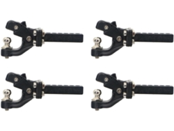 4 Enganches De Remolque Para Coches Rc A Escala 1:10 Scx10 90046 90047 Trx4