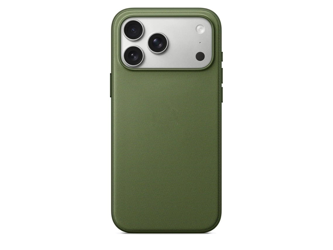 (apple 15 Pro Max Verde) Textura Tejida - Compatible Con Carga Magnética - Funda Blanda Con Bordes