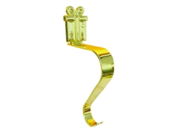 Soportes para calcetines navideños, ganchos para chimenea con temática navideña TRUYUETY