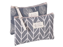 2 Bolsas De Maquillaje Divertidas Para Mujer Cute Canvas Neceser Para Maquillaje Y Utensilios (árboles Y Flechas)