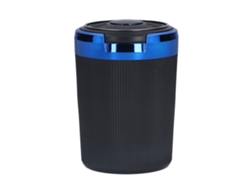 Cenicero Com Luz Led 3w Incombustível Apolillador Sem Fumo Para Carro Casa Escritório Azul