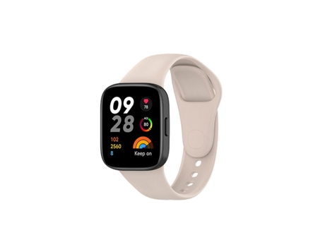 PHONECARE Correa Smoothsilicona para Xiaomi Redmi Watch 3 Crema