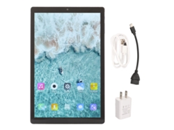 Tableta de 10,1 pulgadas, 4 GB de RAM, 64 GB de ROM, WiFi 2,4 G/5 G, doble entrada, color negro dorado.