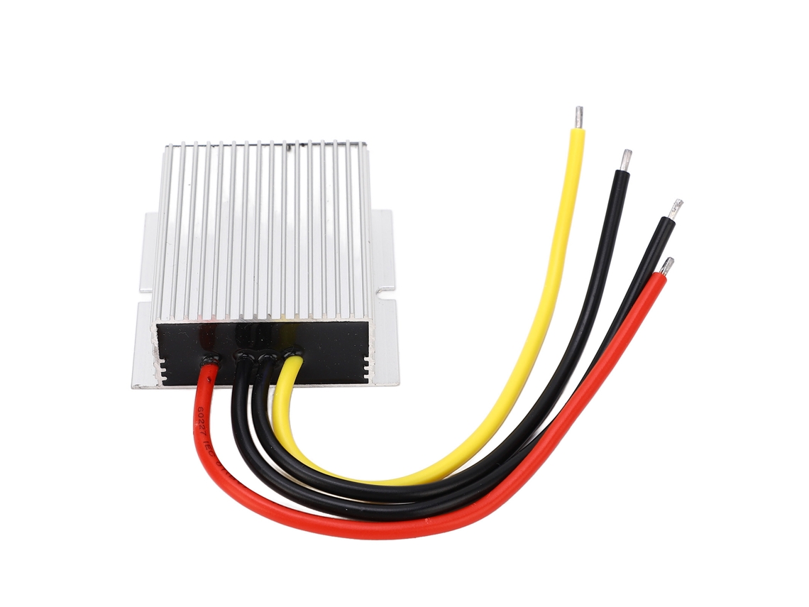 Regulador De Voltaje Cc De Aluminio Impermeable, Convertidor De 12/24 V A 24 V 5 A, Estabilizador Automotriz