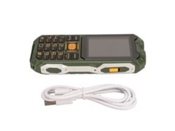 Teléfono Móvil Para Personas Mayores, 2g, 2,6 Pulgadas, Ultrafino, 16800 Mah, Gran Volumen, Con Cable De Carga Para Llamadas, Color Verde