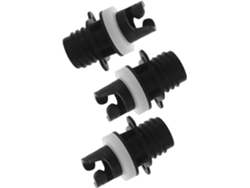 Adaptador para inflar tablas de paddle surf y botes inflables, juego de 3 piezas.