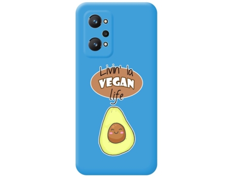 Carcasa Realme GT NEO 2 5G TUMUNDOSMARTPHONE Silicona Líquida Dibujos Azul