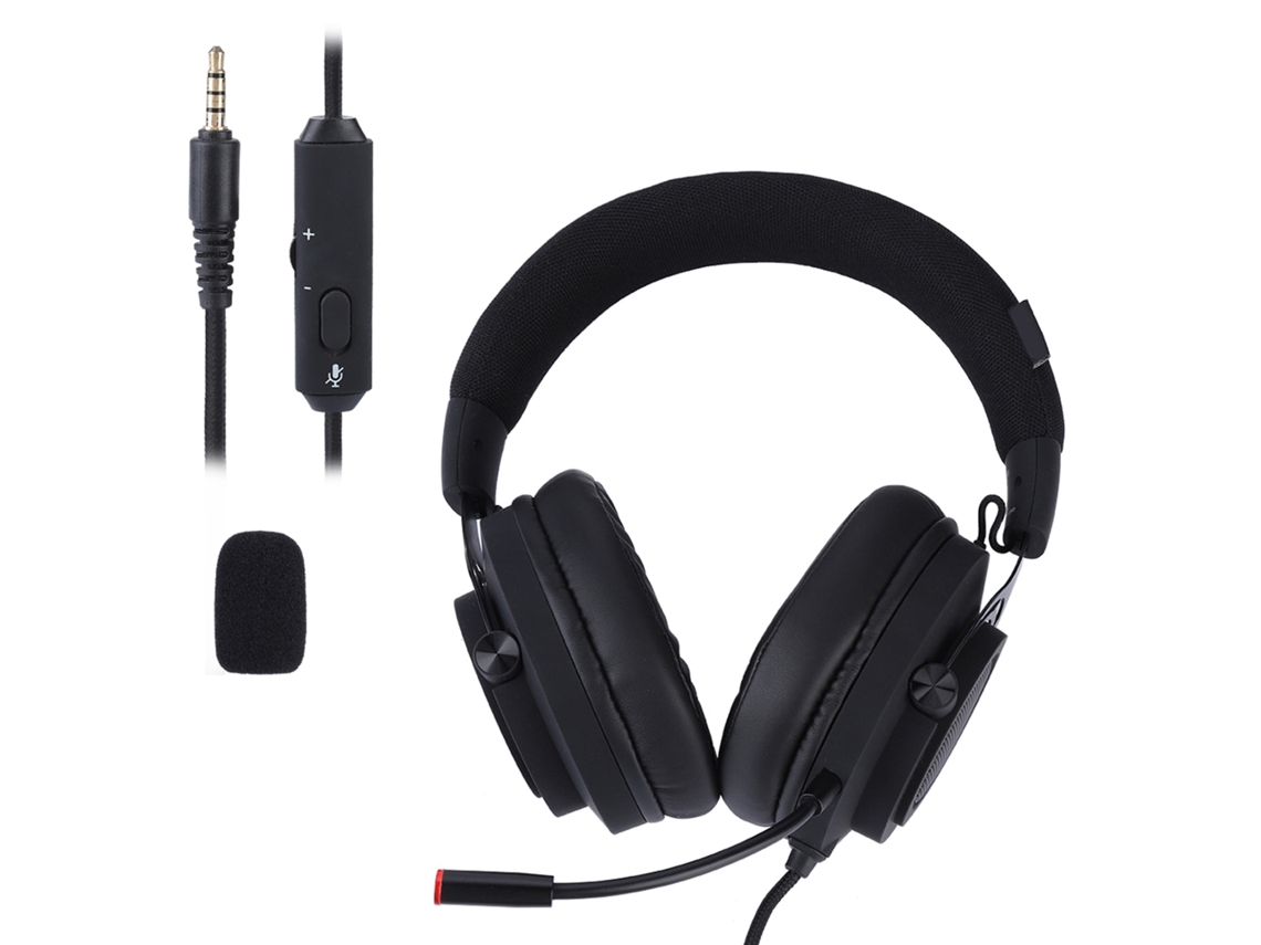 Auriculares Gaming Nubwo Con Micrófono, Graves Potentes, Cableados Para Xbox One Ps4 Pc Gamer Negro