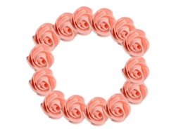 Cabezas de flores artificiales de rosa champán slowmoose