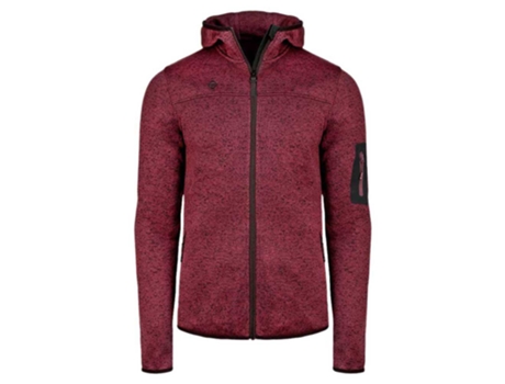 Abrigo Polar para Hombre IZAS Helsinki M Rojo para Montaña (XL)