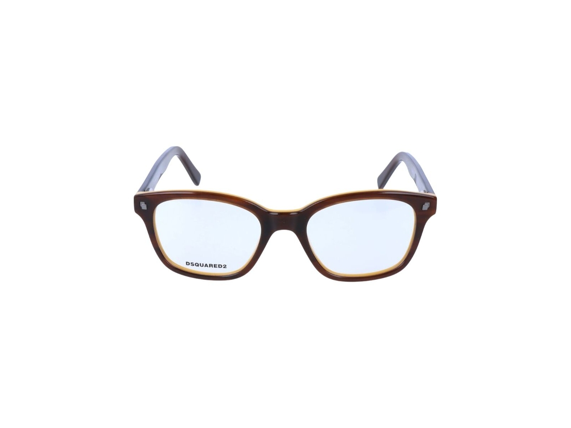Montura de gafas para hombre Dsquared2 Dq5175-50 (marrón - acetato - 145 mm - Ø 51 mm)