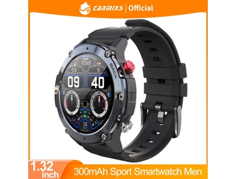Reloj inteligente resistente C21 para hombre, resistente al agua hasta 3ATM, rastreador de Fitness deportivo, reloj inteligente con llamada Bluetoo...