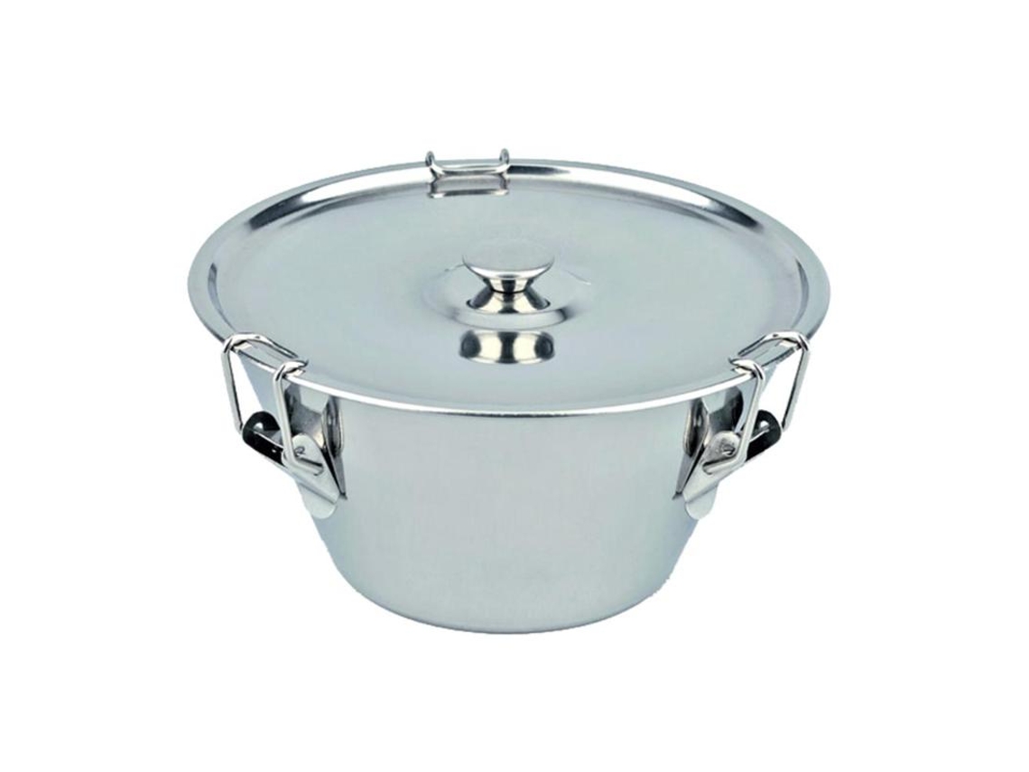 Flanero inoxidable con tapa 16 cm 3320