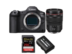 Canon EOS R5 Mark II + RF 24 105mm F/4 L IS Usm + 1 Sandisk 256GB UHS II 300MB/s + 1 Canon LP e6p + Libro electrónico “20 consejos para fotos impresionantes”