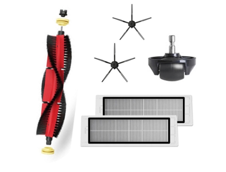 Kit de cepillos laterales con rodillo para Xiaomi Roborock S6 S5 Max S60, Kit de repuesto para aspiradora, accesorios de limpieza para Robot barredor