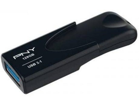 Pen USB PNY Attaché (128 GB - USB 3.1 - Negro)