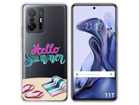 Carcasa Xiaomi 11T 5G / 11T Pro 5G TUMUNDOSMARTPHONE Dibujos Transparente Multicolor