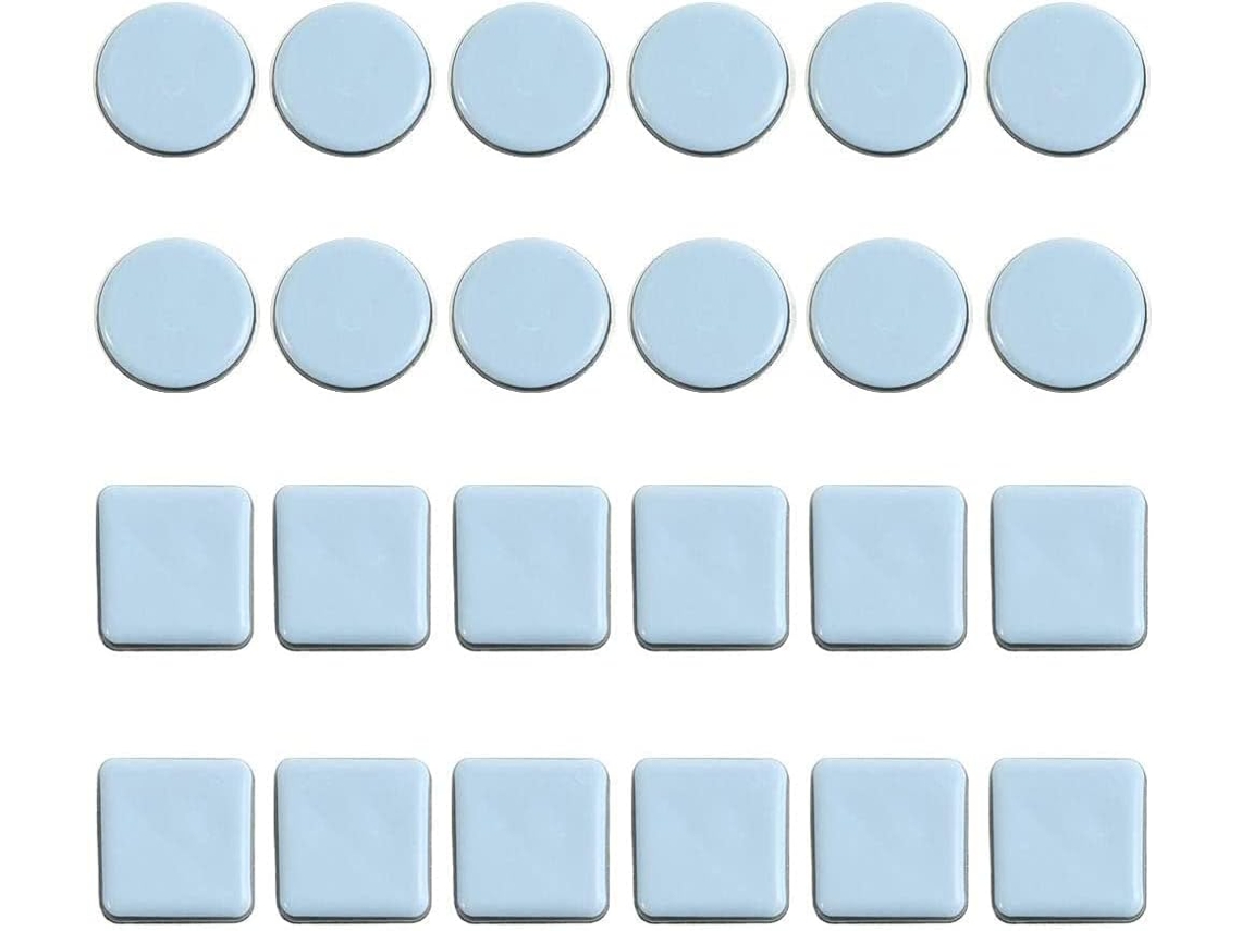 KOFIHETY Sliders para una base de polietileno lisa, proteger la superficie con muebles de PTFE de servicio pesado con almohadillas de movimiento de instalación