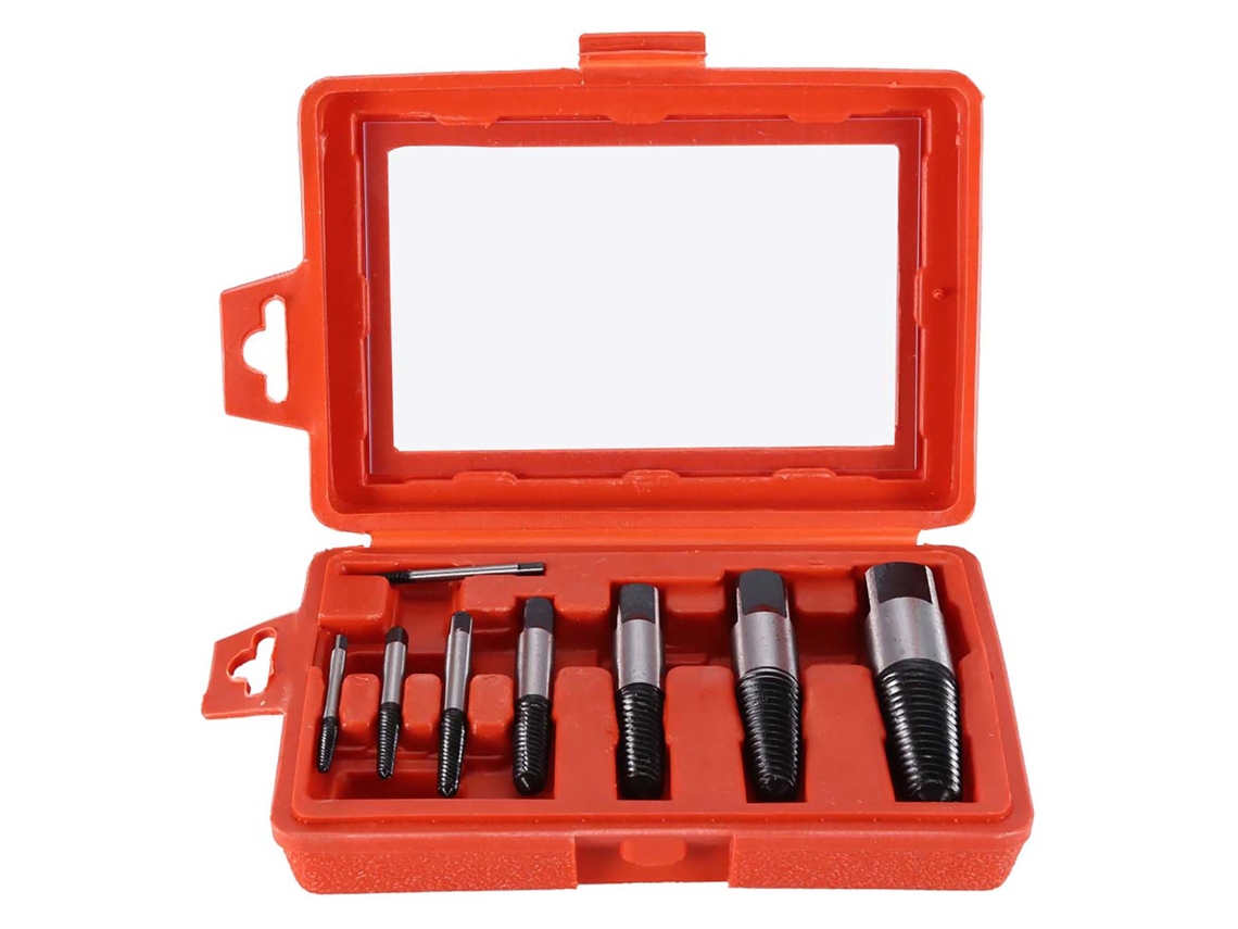 Kit De 8 Piezas Para Extraer Tornillos Y Tuercas Rotos O Dañados - Easy Out