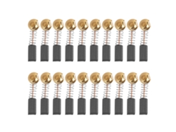 20 escobillas de carbón para motor de 13*7*6 mm, repuesto para motor eléctrico genérico.